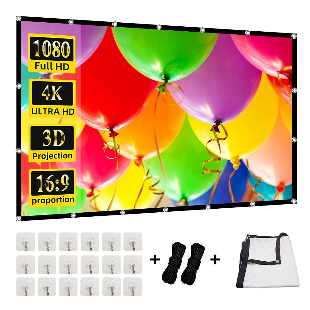Home Cinema Blanc - Cortina de projeção MIXITO 16: 9