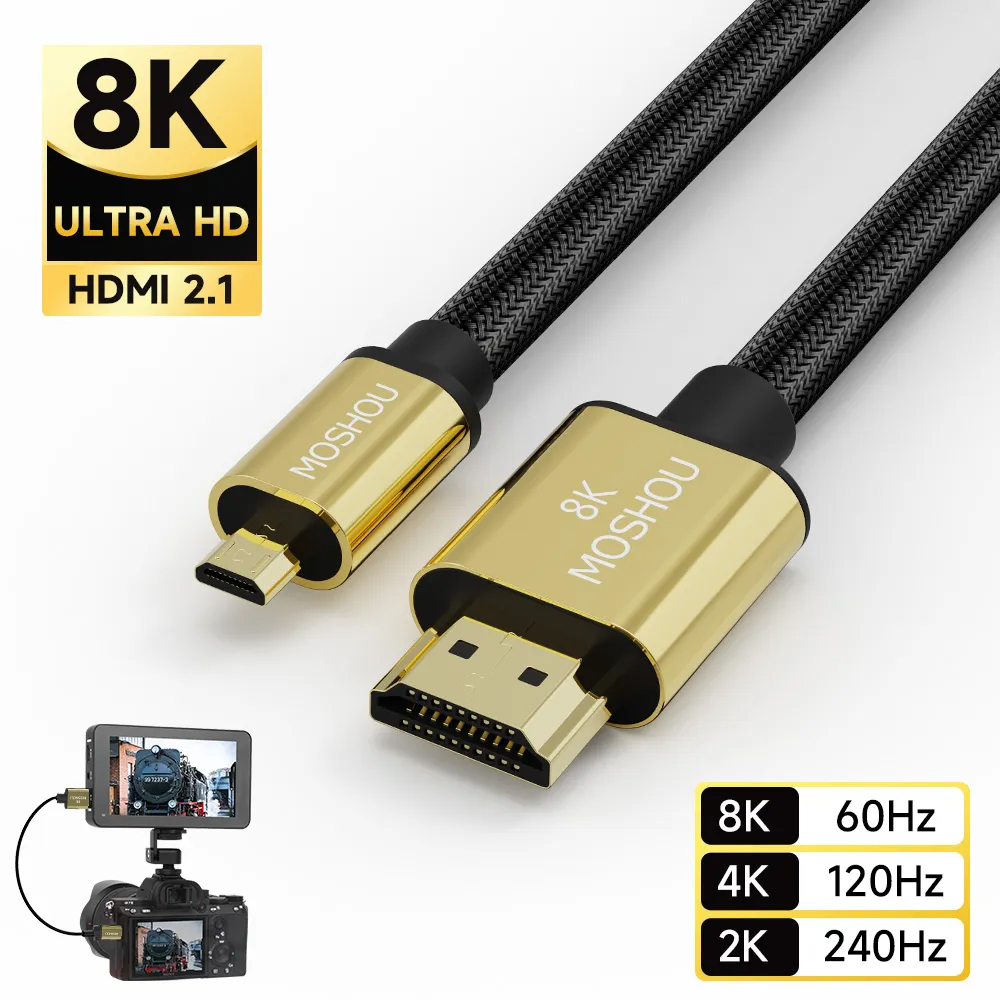 Hdmi Arc Cable - Cabo micro hdmi para hdmi 2.1