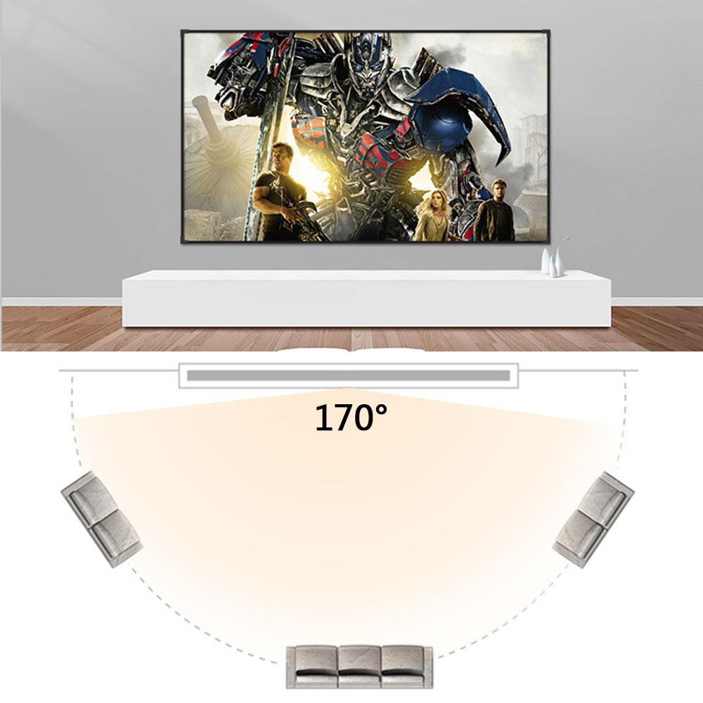 tela projetor Portátil tela pa - Home Cinema Blanc avaliação e preço