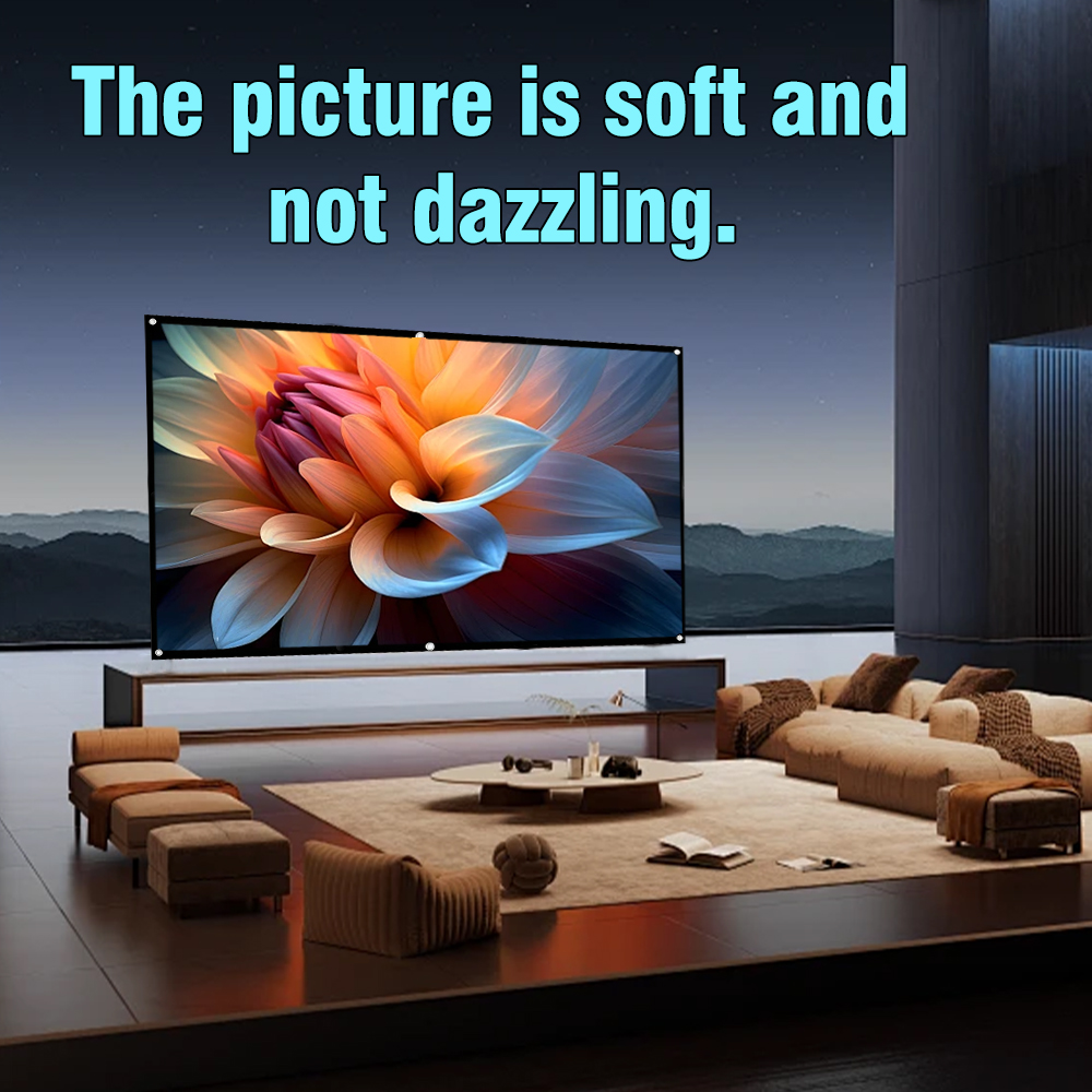 Tela de Projeção Portátil XIAO - Home Cinema Blanc avaliação e preço