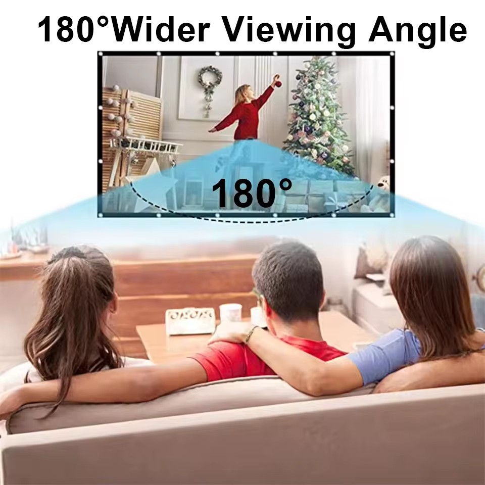 Tela de Projeção Portátil XIAO - Home Cinema Blanc avaliação e preço