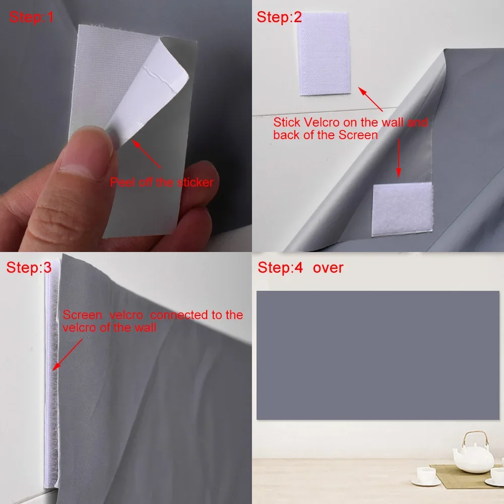 Tela de projetor dobrável HD r - Home Cinema Blanc avaliação e preço