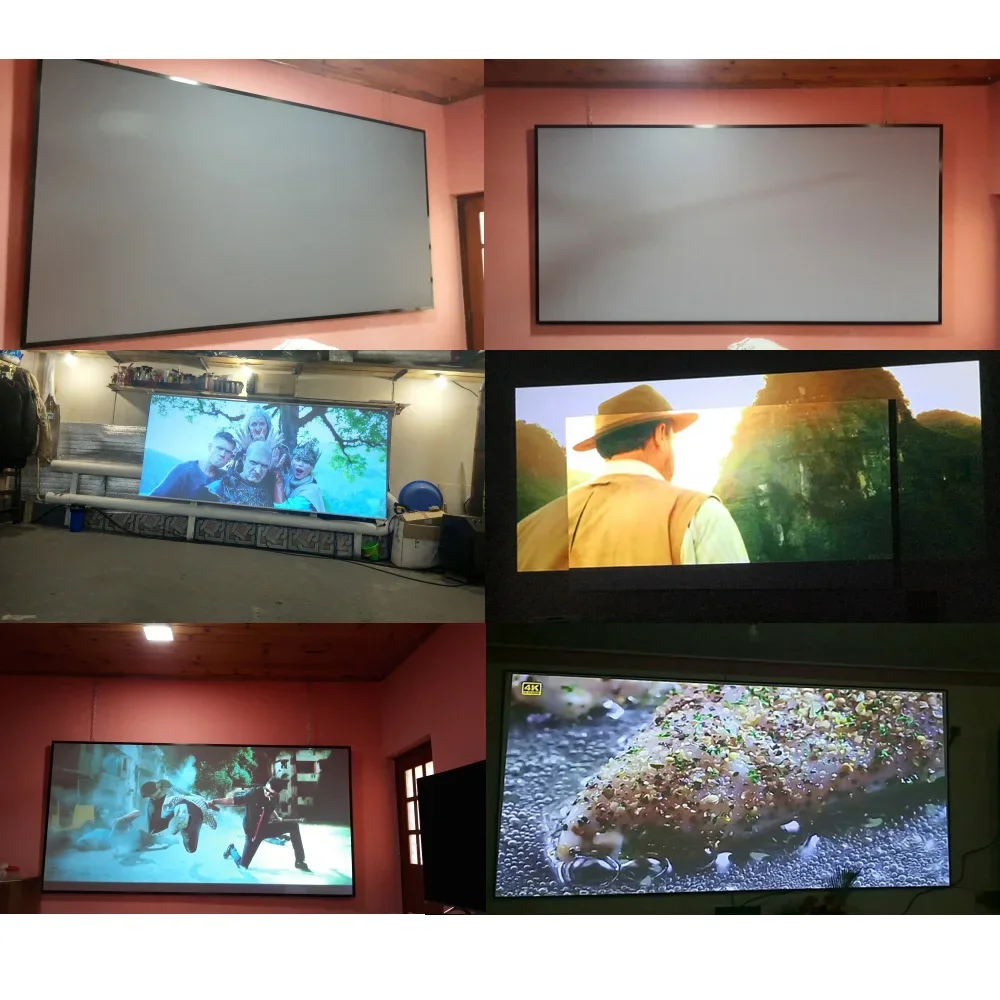 Tela de projetor dobrável HD r - Home Cinema Blanc avaliação e preço