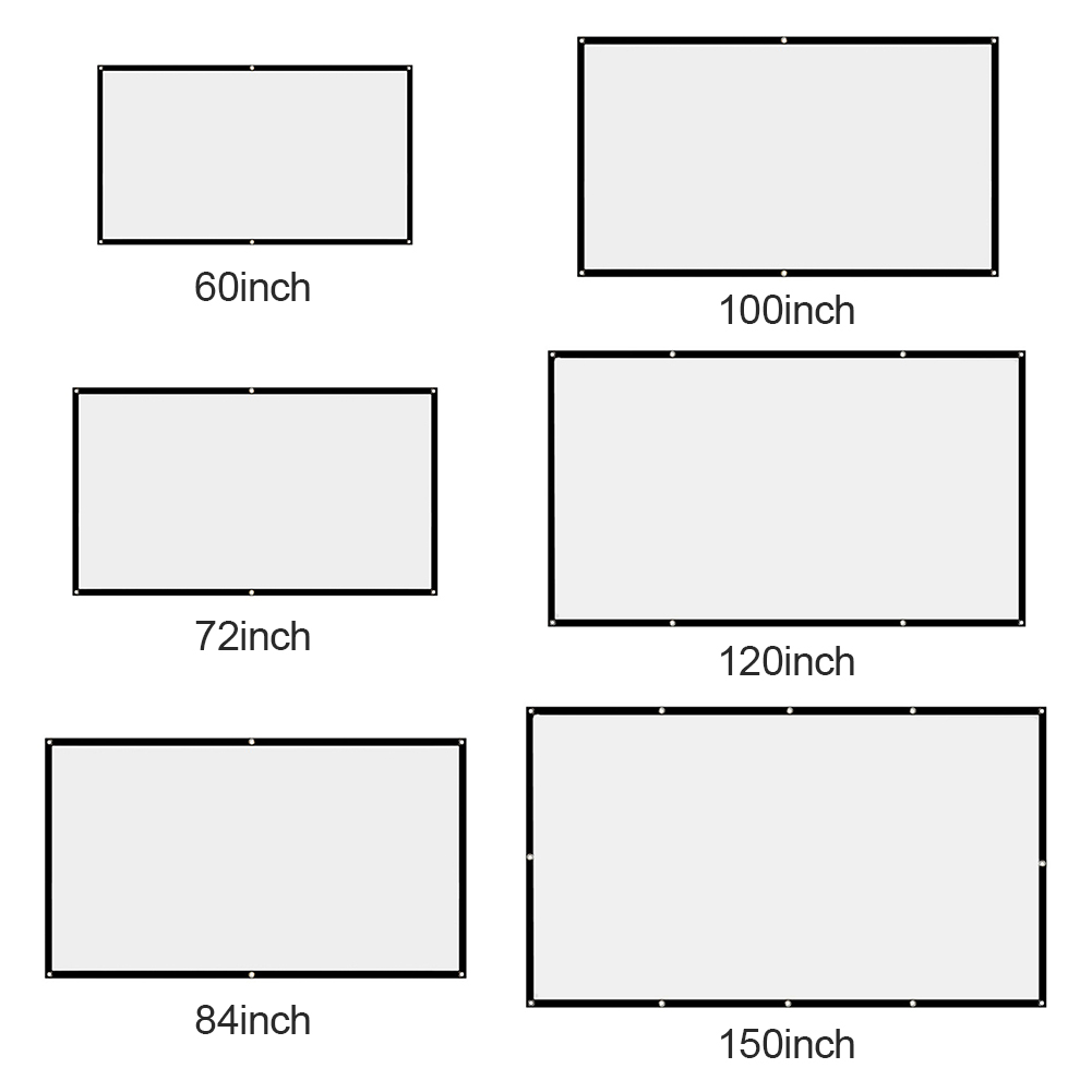 Tela de projetor portátil para - Home Cinema Blanc avaliação e preço