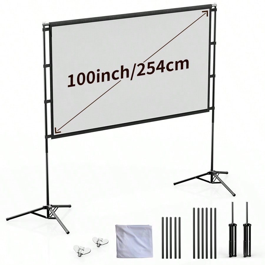 Tela de Projeção XBJ 100 Poleg - Home Cinema Rack avaliação e preço