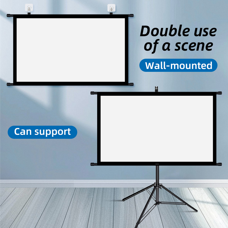Tela de projetor com suporte d - Home Cinema Blanc avaliação e preço