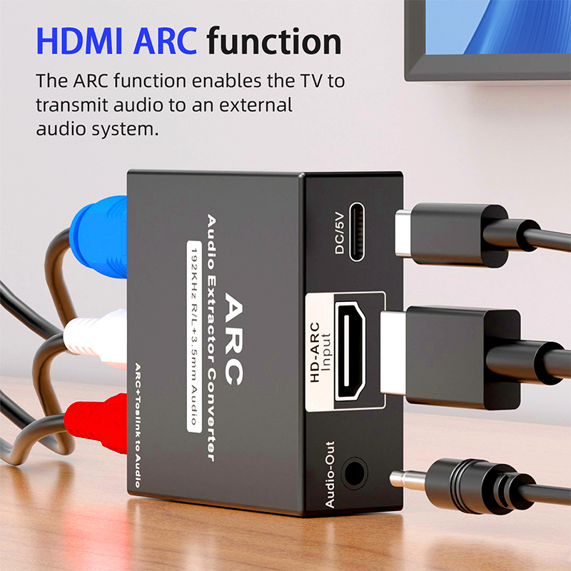Extrator de Áudio ARC 192KHz A - Hdmi Arc Cable avaliação e preço