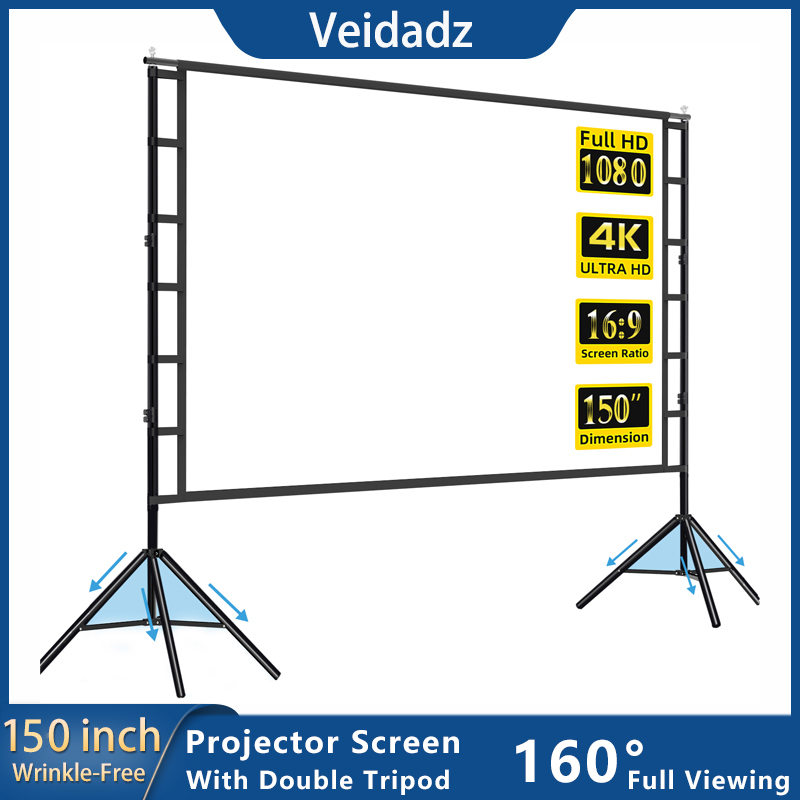 Tela do projetor VEIDADZ com s - Home Cinema Blanc avaliação e preço