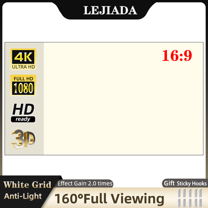 LEJIADA-Tela do projetor, grad - Home Cinema Blanc avaliação e preço