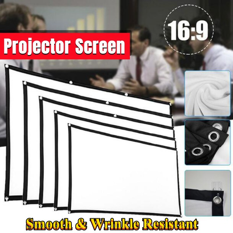 Tela de Projetor 16:9 Portátil - Home Cinema Blanc avaliação e preço