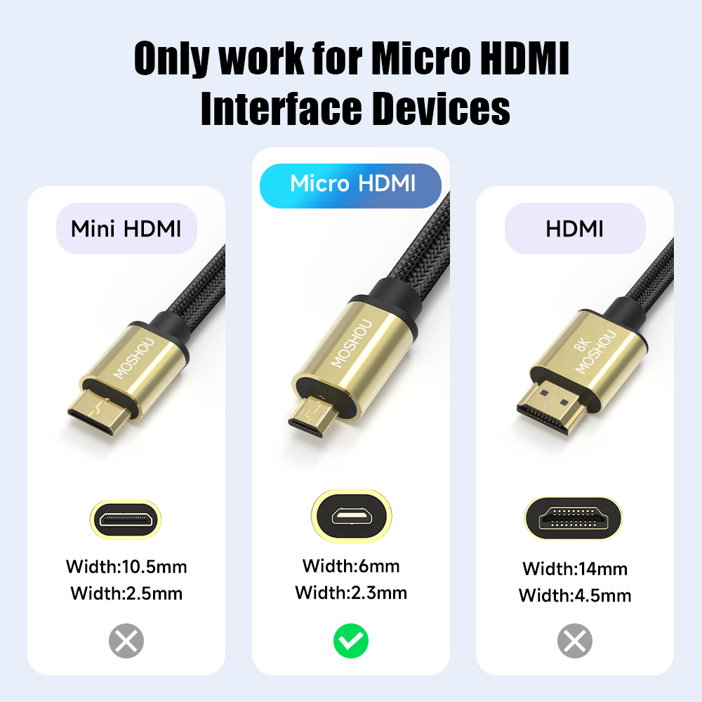 Cabo micro hdmi para hdmi 2.1  - Hdmi Arc Cable avaliação e preço