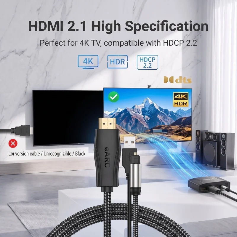 Cabo Extrator de Áudio HDMI EA - Hdmi Arc Cable avaliação e preço