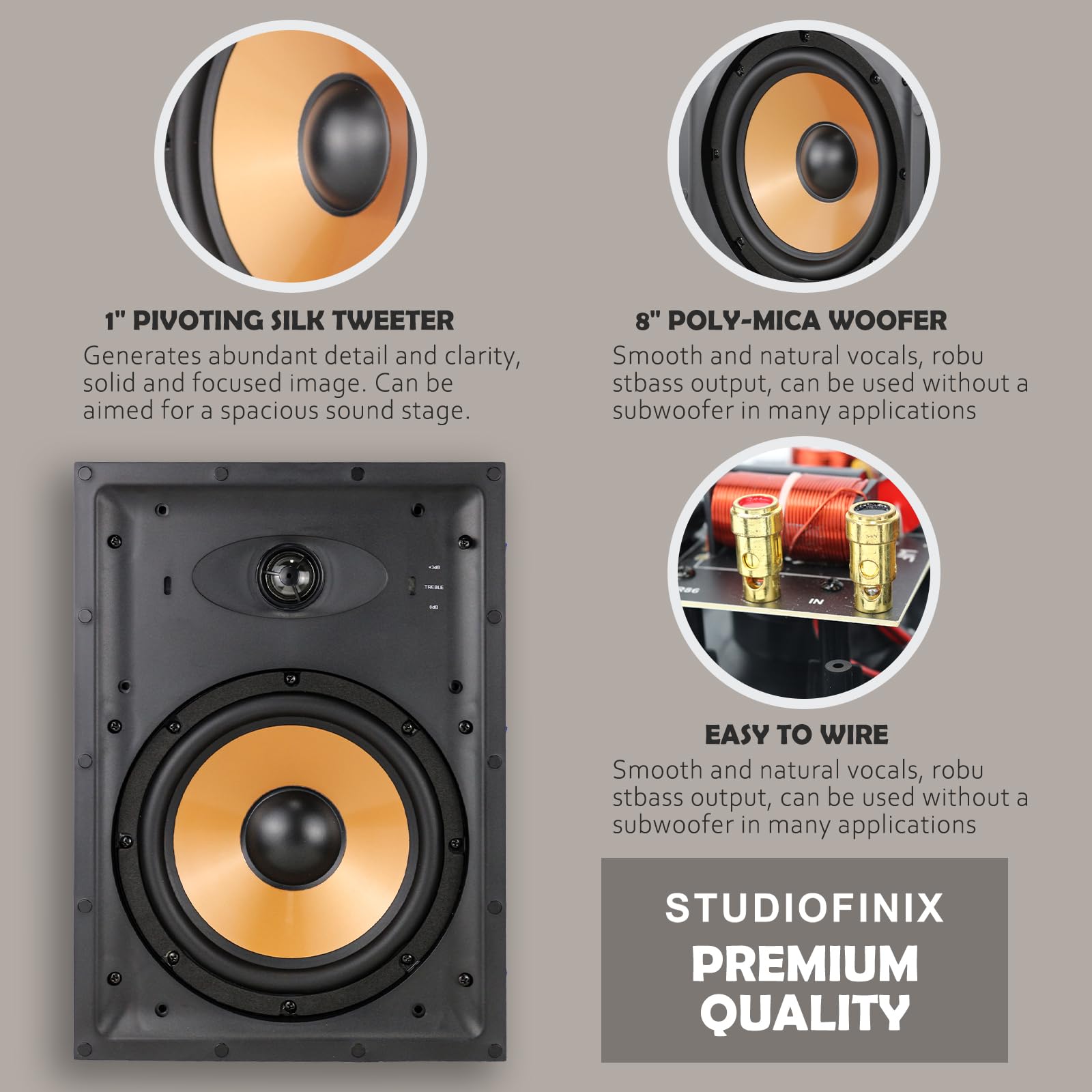 STUDIOFINIX Alto-falantes de P - Home Cinema Rack avaliação e preço