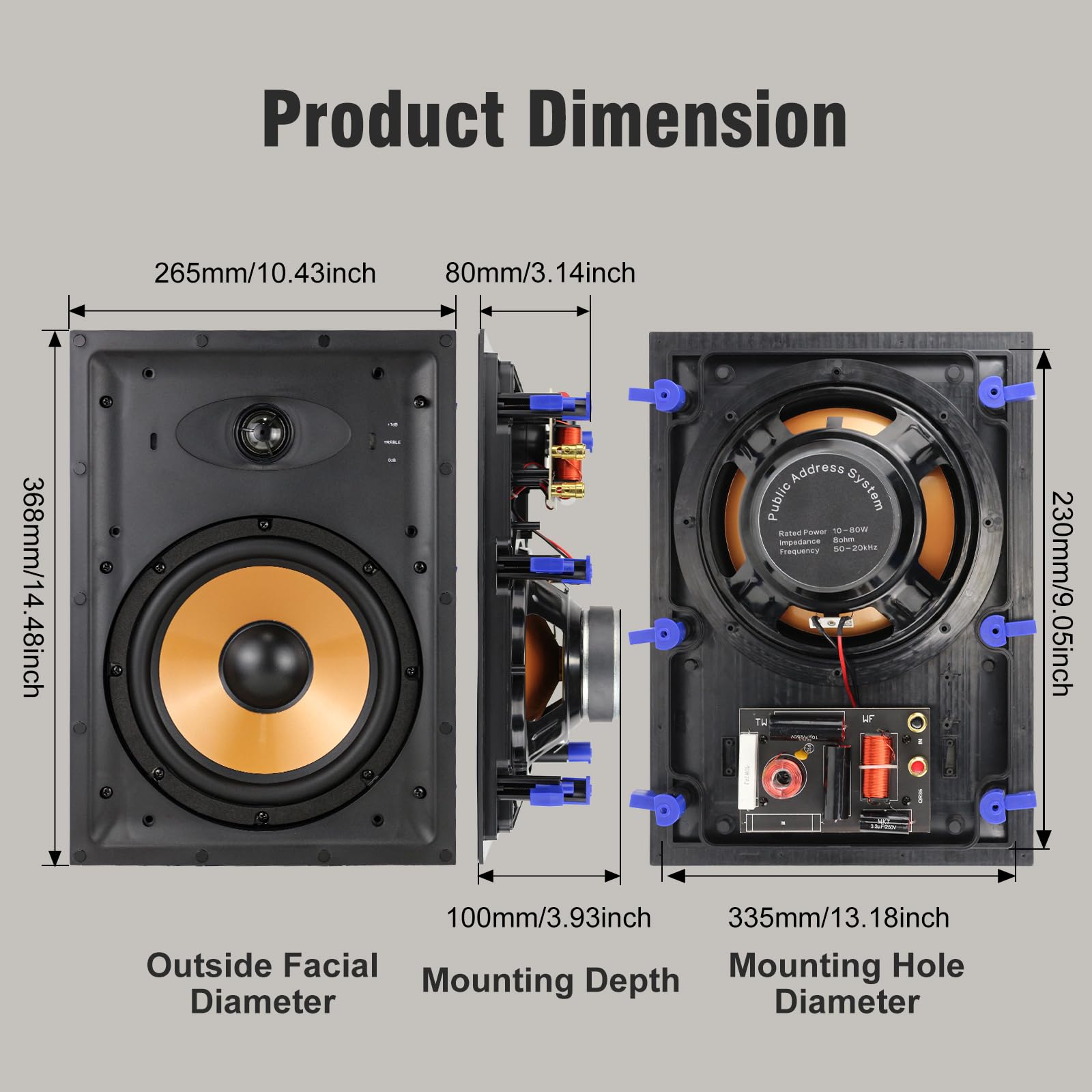 STUDIOFINIX Alto-falantes de P - Home Cinema Rack avaliação e preço