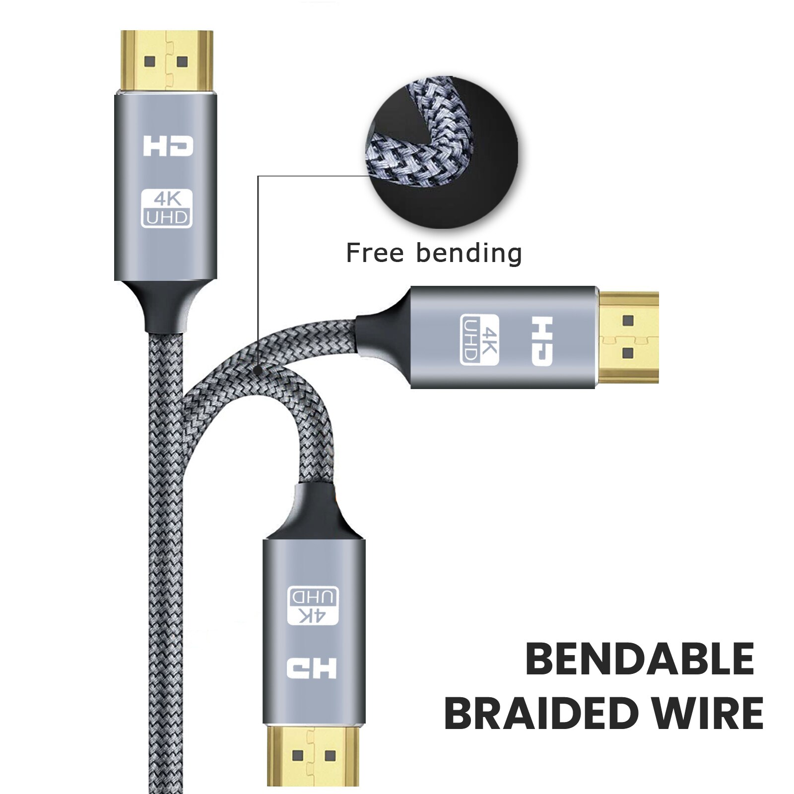Cabo NIERBO HDMI 2.0 4K para P - Hdmi Arc Cable avaliação e preço