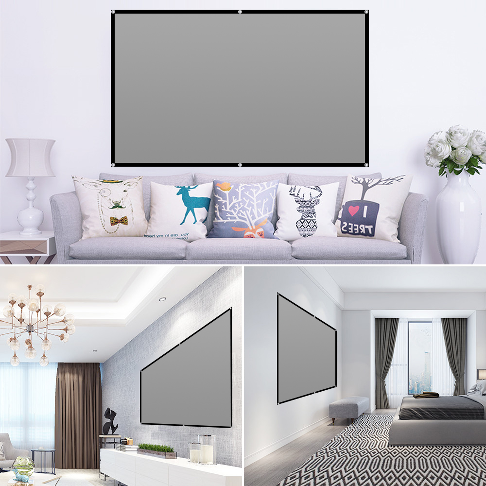 Lejiada tela do projetor 60-13 - Home Cinema Blanc avaliação e preço
