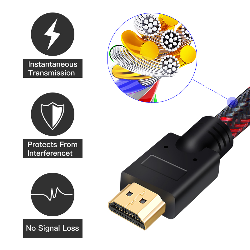 Cabo HDMI com ethernet, suport - Hdmi Arc Cable avaliação e preço