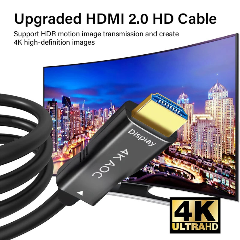 Cabo HDMI de Fibra Óptica 4K 6 - Hdmi Arc Cable avaliação e preço