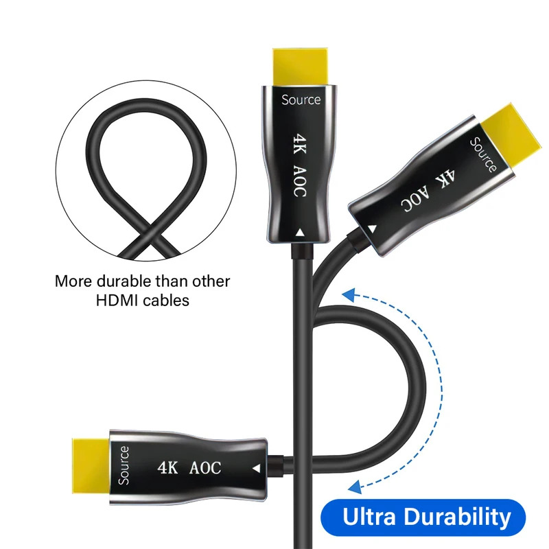 Cabo HDMI de Fibra Óptica 4K 6 - Hdmi Arc Cable avaliação e preço